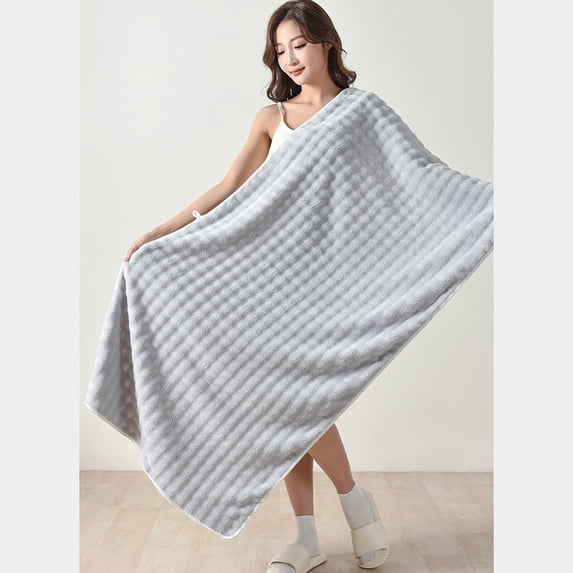 2 Pcs Microfiber Extra Large Bath Sheets, 14 x 29 Inches, Super Soft and Absorbent, Quick Dry Bath Towels, Perfect for Bathroom, Plush Shower Towels for Spa, Gym & Hotel