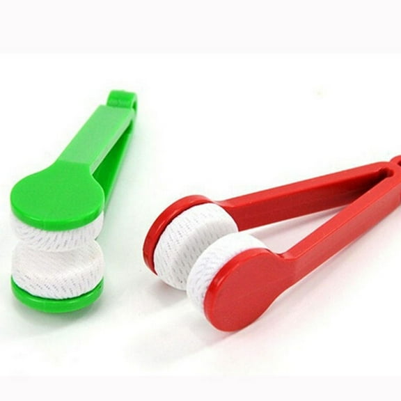 2 Pcs Microfiber Mini Sun Glasses Eyeglass Microfiber Brush Cleaner Cleaning Tool Clean Brush, Nice Design