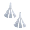 thumbnail image 1 of 2 Pcs Mini Funnels, Small Funnels, Tiny Funnels & Mini Funnels Narrow Neck Durable Funnels for Filling Tiny Bottles, Lab Bottles, Sand Art, Spice, Powder, Essential Oil, 1.18"x1.69"x0.27", 120ml, 1 of 1