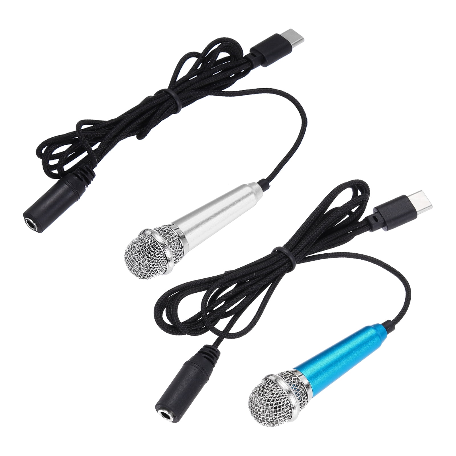 2 Pcs Mini Microphone, Mini Mic Tiny Microphone Phone Type C Mic Small ...