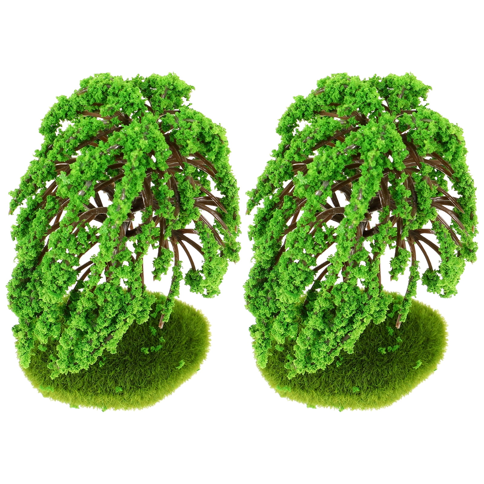 Mini Tree Jamie GETAJGHSD Miniature Trees Green 2Pack 3.5x1.9x1.9in - Walmart.com