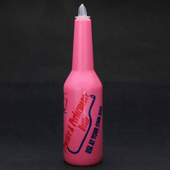 2 Pcs Mixer Shake Beverage for Flair Bartenders Cocktail Shaker, Silver & Pink
