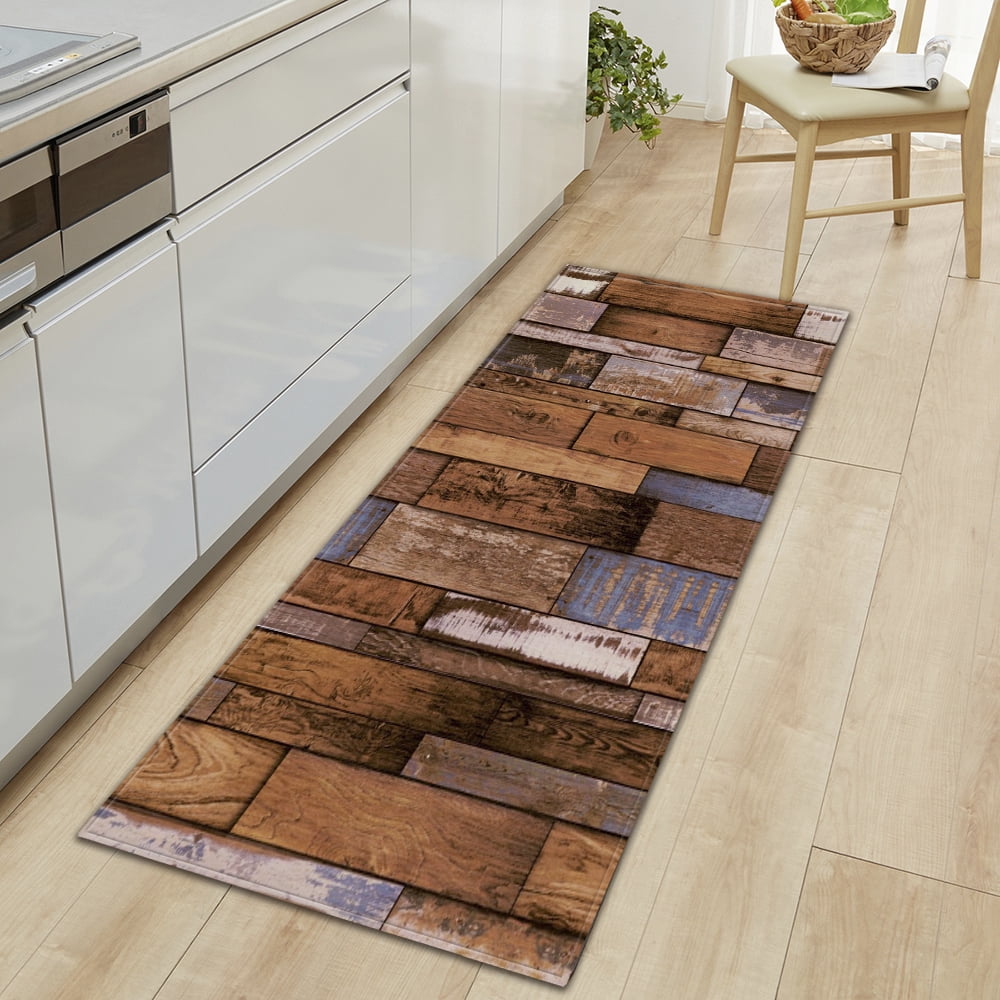 2 Pcs Modern Kitchen Floor Mat House Living Room Bedroom Balcony ration