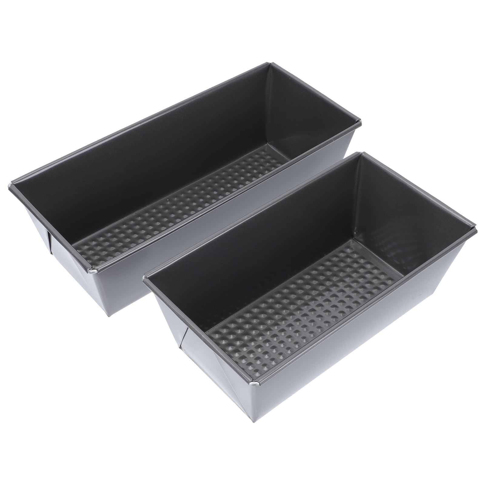 2 Pcs Mold Toast Box Easy Clean Non Stick Pan with Lid Baking