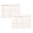 thumbnail image 1 of 2 Pcs Monthly Planner Notepad, Tear-Off 60Pages, Blank Calendar Sheets For Office Home Schedule 9.6 X 6.9 Inch Undated Monthly Calendar Sheet To-do list, Note pad, Scheduler, 1 of 9