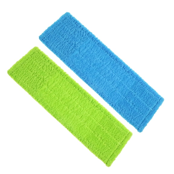2 Pcs Mop Replacement Cloth Head Floor Cleaner Mop Cleaning Mop Coral Fleece Mop Pads Replacement Mop Pad