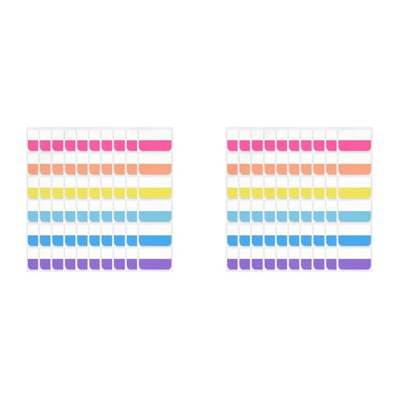2 Pcs Morandi Index Tabs, Adhesive Page Marker, Repositionable Sticky Tabs, Writable Label Flags, Document Index Stickers, Aesthetic Book Annotation Flags for Notebook, Planner, Textbook