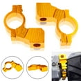 thumbnail image 1 of 2 Pcs Motorcycle Bike ATV Rear View Mirror Bracket Mount Adapter Holder Screw, 1 of 8