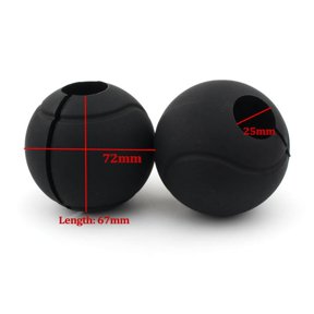 2 Pcs Motorcycle Bumper Guard Blocks Anti-drop Rubber Protector For 24-32mm Tube