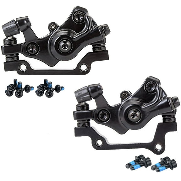 2 Pcs Mountain Rear Disc Brake Mechanical Caliper Universal Mechanical Bicycle Disc Brake Front + Rear Caliper F160 R140 F180 R160