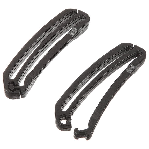 2 Pcs Mountaineering Backpack Clip Adjustable Belt Buckles Hiking Plastic Daily