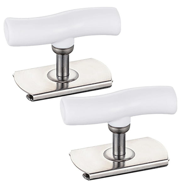 2 Pcs Multi-Cap Crack Jar Opener,Adjustable Lid Opener - Ergonomic Twist Tool, Easy Grip Tool for Weak Hands & Seniors