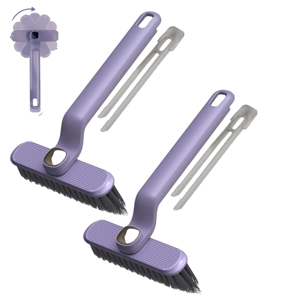 Crevice Cleaning Brush,4 PCS Wooden Handle Hard Bristle Crevice