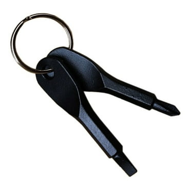 2 Pcs Multifunctional Pocket Mini Tool Screwdriver Set With Key Ring Portable Ou Screwdriver