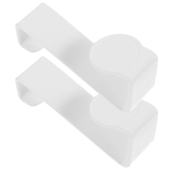 2 Pcs Multifunctional Z Hook Cabinet Handle Kids Plastic Hangers Toilet Lid Potty Seat Bathroom Baby Child