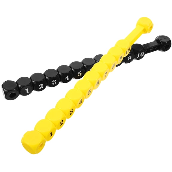 SILENRADAWN 2Pcs Foosball Scorekeeping Bars for Table Football Sport Use Plastic Material Assorted Colors