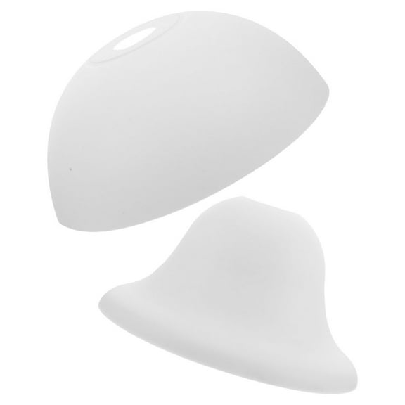 HOMEMAXS 2pcs Simple Plastic Lampshade Modern Light Cover Ceiling Lampshade