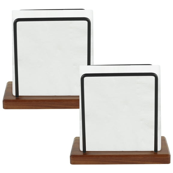 2 Pcs Napkin Holder for Table Napkin Holder for Table Napkin Holders for Kitchen Napkin Holder Wooden Napkin Holder for Kitchen Dining Table Decor
