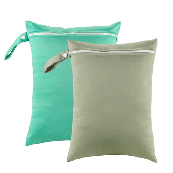 2 Pcs Nappy Bag Reusable Laundry Bag Wet Dry Bag Gym Bag Waterproof Storage Bag