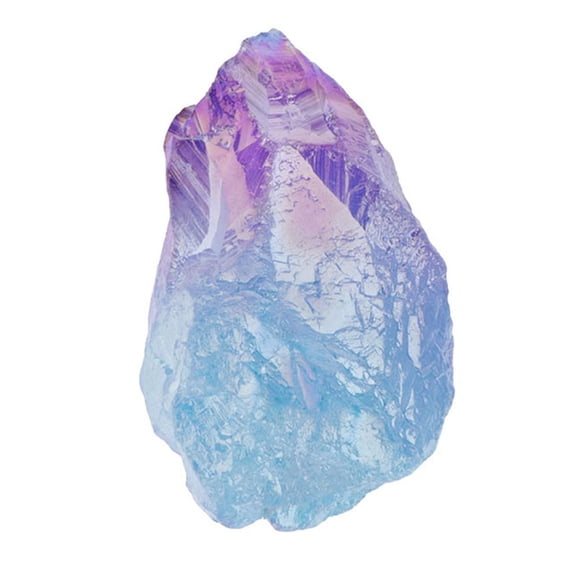 2 Pcs Natural Crystal Decorative , Multicolor