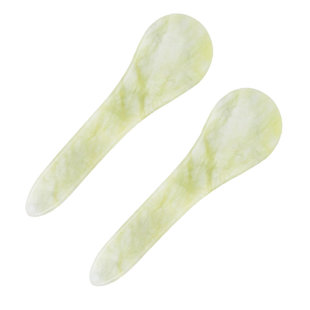 2 Pcs Massaging Plate Jade Massage Board Skin Care Tool Gua Sha Tools