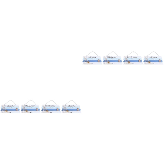 2 Pcs Nautical Home Decor Seashell Cafe Decor Office 26.00X12.00X1.00CM