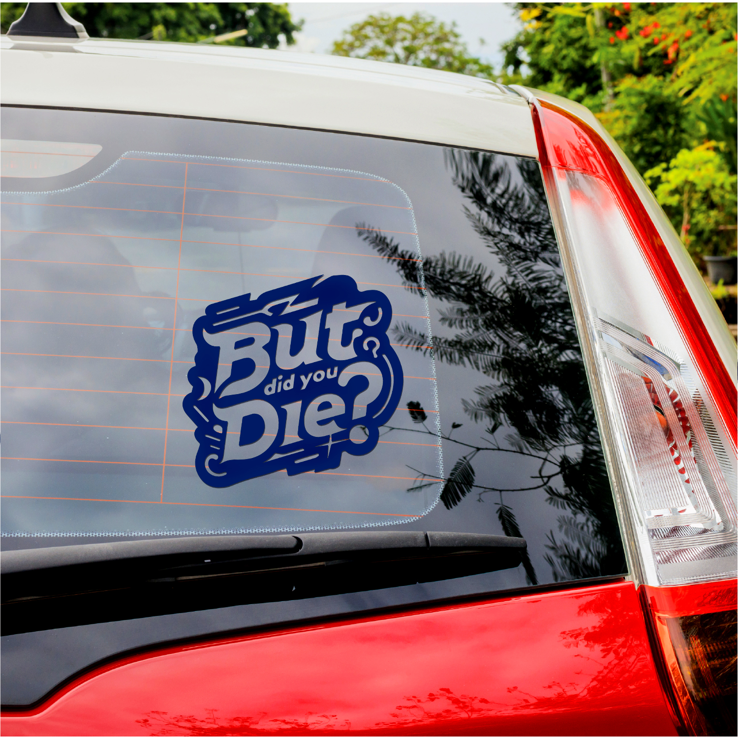 (2 Pcs, Navy Blue, 4'' X 3.8'') Transparent Adhesive Decal Sticker Of ...