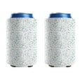 thumbnail image 1 of 2 Pcs Neoprene Beer Can Cooler Insulated Collapsible Beer Can Sleeve Farmhouse Flower Botanical Soda Beer Can Covers for Bulk for Soda, 1 of 3