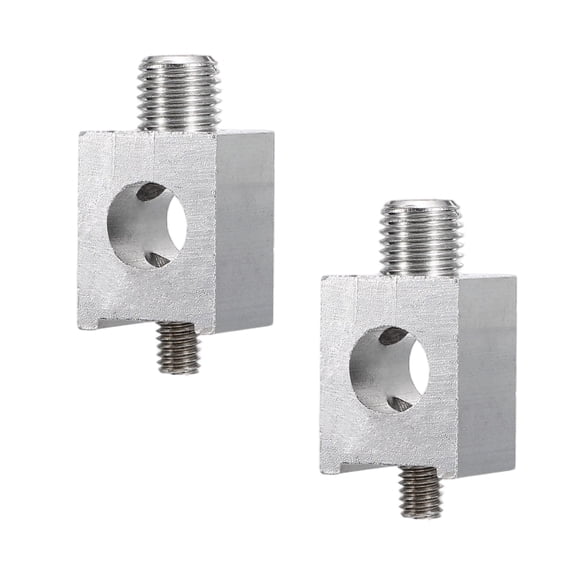 2 Pcs Neutral Lug Kit, #4-2/0 Aluminum Circuit Breaker Ground Lug Rated 600V 0.25'' Screw Straight Studs for Breaker Panels Load Centers Electrical Distribution Boards