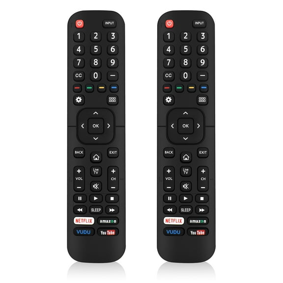 2 Pcs New EN2A27 Universal Remote Control for Hisense LED Smart TV