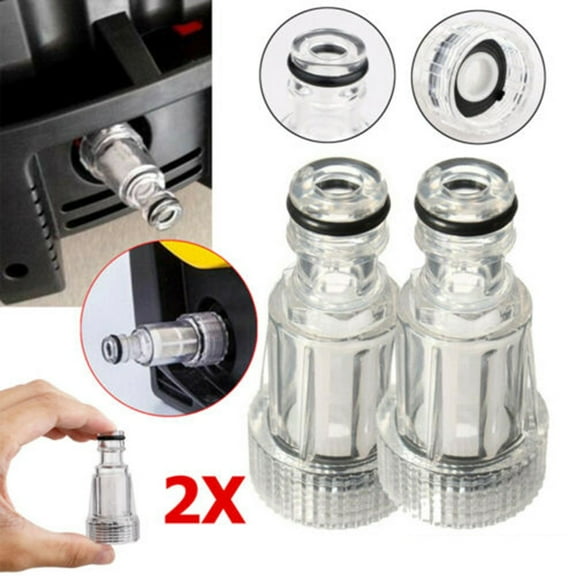 2 Pcs New Machine Water Filter High-Pressure Connection For Karcher K2 K3 K4 K5 K6 K7 Series Pressure Washers Car Washing