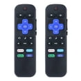 thumbnail image 1 of 2 Pcs New Replacement Remote Control Fit for All for Roku TV, Compatible for TCL for Roku/Hisense for Roku/Onn Aparatos/Insignia HITACHI (2PCS), 1 of 6