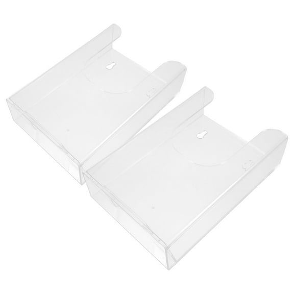 2-Pack Newspaper and Magazine Holder Storage Box Organizer for Data and Document Storage