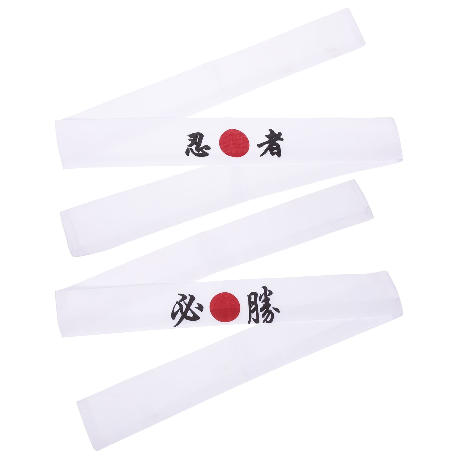 Onaparter 2 Pcs Ninja Headband Sport Headbands for Men Home Wide Women