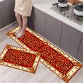2 Pcs Nonslip Floor Mats Oilabsorbing Pad Home Oilproof Kitchen Mat