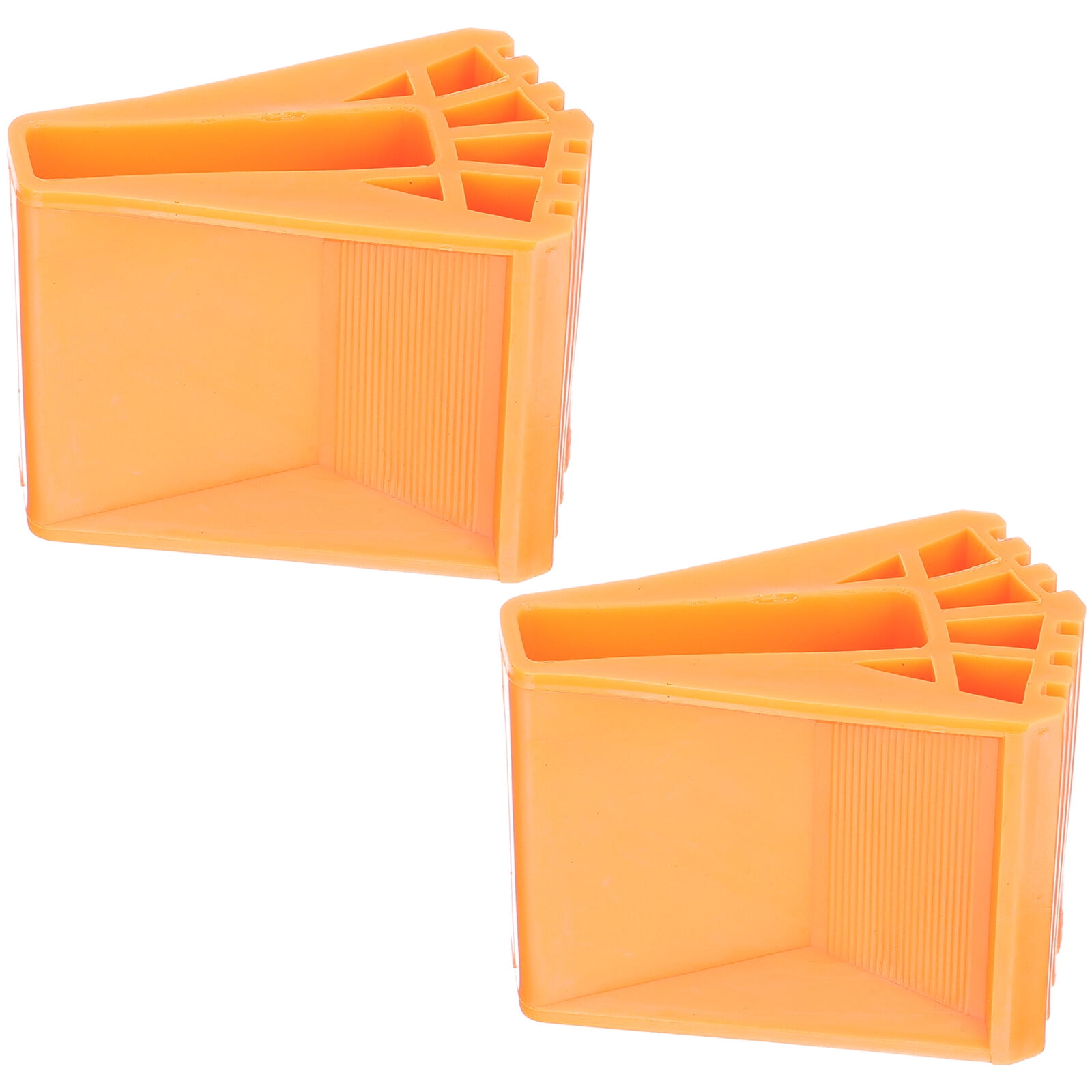 2 Pcs Nonslip Mat Ladders Bumper Accessories Rung Caps Feet Cover Black Leg Rubber Telescoping