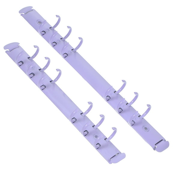 2 Pcs Notebook Binder Inserts Binding Combs Binders Clips Buckle Macaron Sciccors Office Cirnix Document Tool