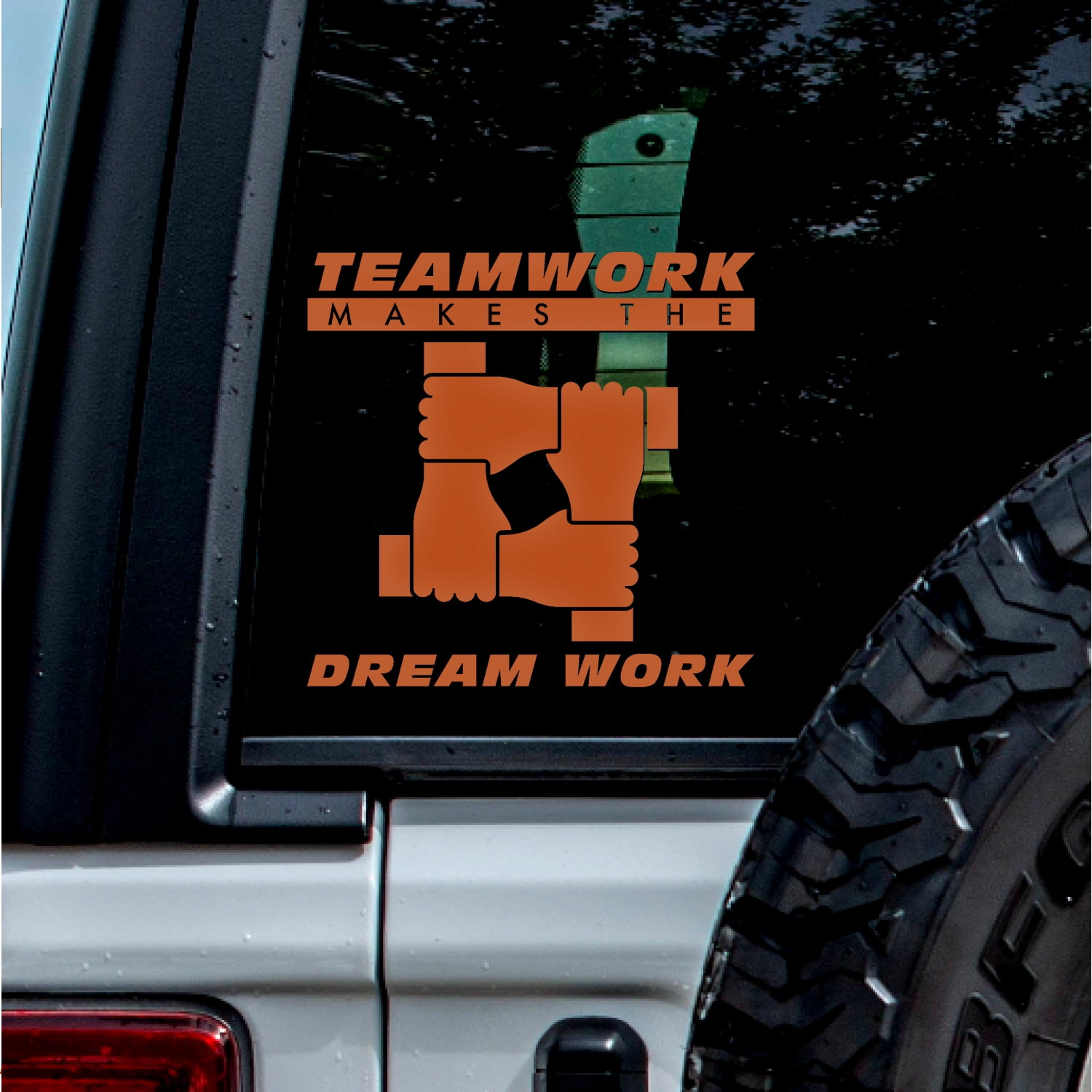 (2 Pcs, Nut Brown, 11.3'' X 11'') Transparent Adhesive Decal Sticker Of ...