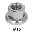 thumbnail image 1 of 2 Pcs Nuts Stainless Steel Bike Wheel Axle Track Nuts Sizes M10 for Cycling Front/rear Hubs Bicycle Accessories, 1 of 5