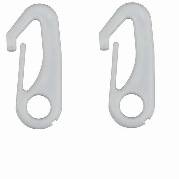 2 Pcs Nylon Flag Pole Clip Snaps Hook Flag Pole Attachment - Nylon Clips