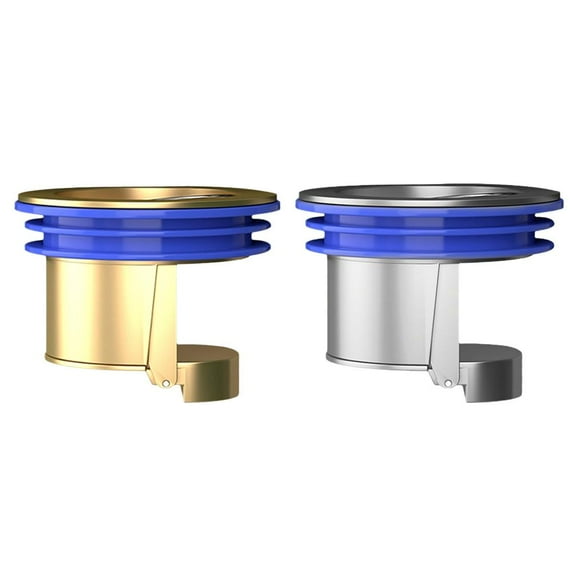 2 Pcs Odor Proof Floor Drain, Shower Floor Drain Backflow Preventer, Insert Drain Plug, Plug Gas Sealer for Kitchen Bathroom