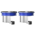 thumbnail image 1 of 2 Pcs Odor Proof Floor Drain, Shower Floor Drain Backflow Preventer, Insert Drain Plug, Plug Gas Sealer for Kitchen Bathroom, 1 of 9