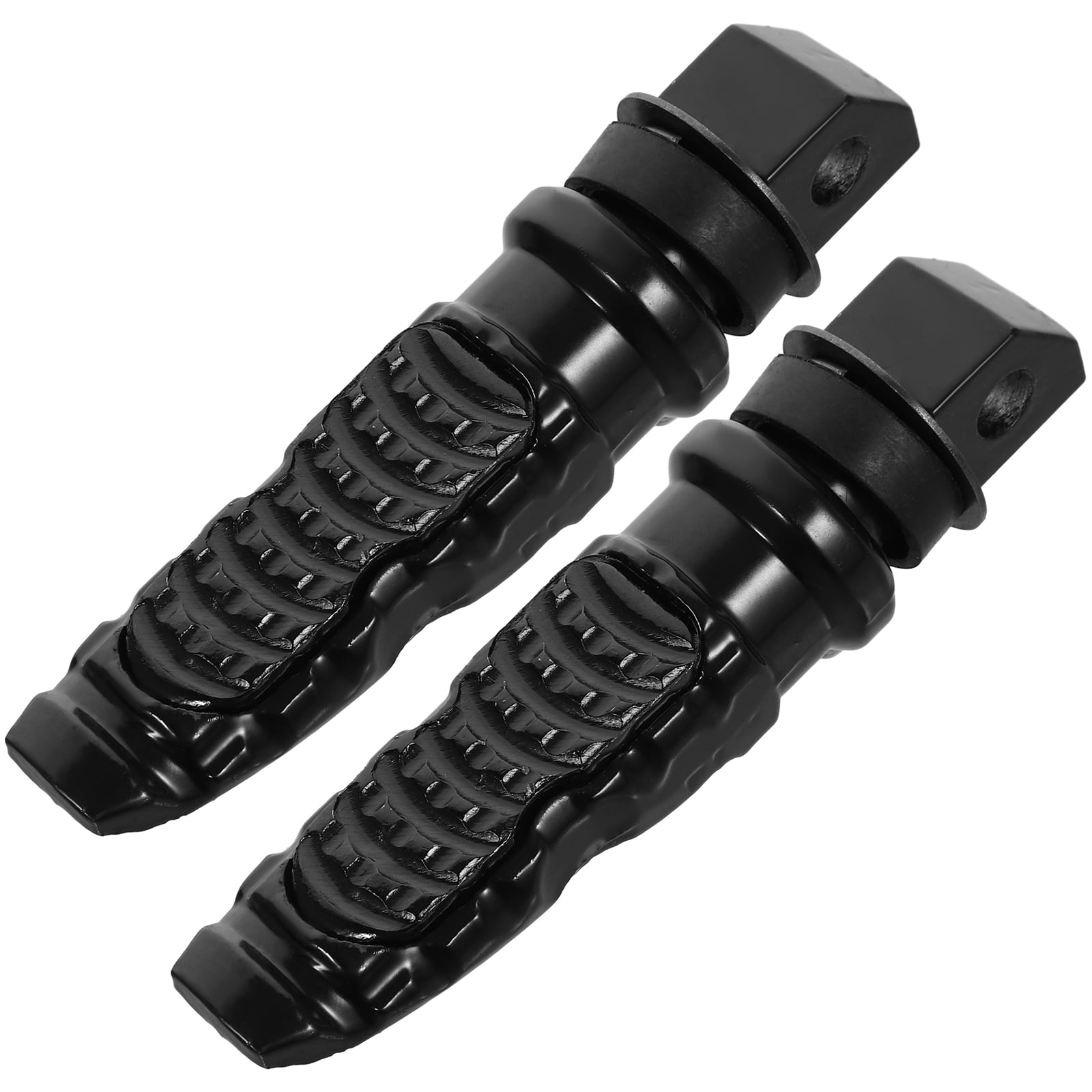 CNC Buzz Style Front Foot Pegs For Honda Grom MSX125 (2013-2023) - Black Aluminum 10 thumbnail image