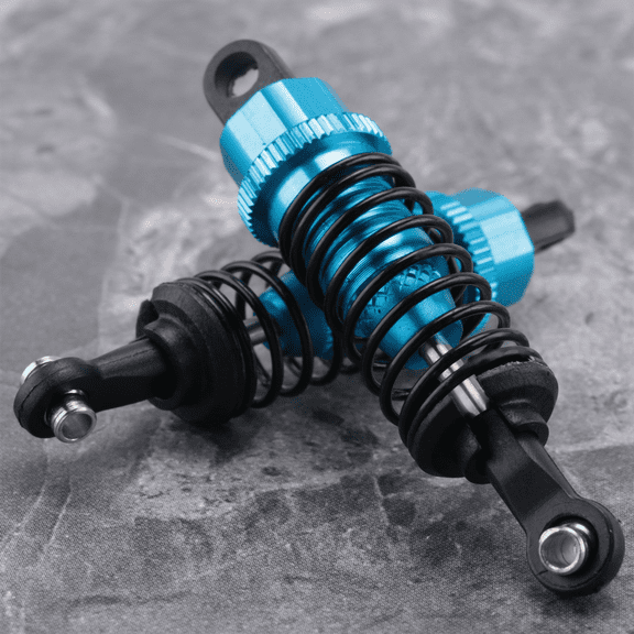 2 Pcs Oil Adjustable 65Mm Damper for Rc Car 1/18 A959 A969 A979 K929 ,Blue