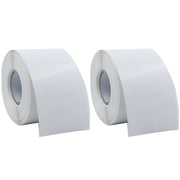 2 Pcs Oil Change Stickers for Windshield, 500 Labels Each, 1.57 in x 2.36 in / 4 cm x 6 cm, Tear-Proof Static Cling, Compatible with Automotive, Warehouse, Supermarket, and Medical Applications