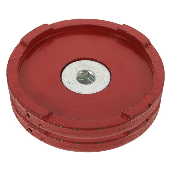 Raindrops 2pcs Trailer Jack Wheel Block Stabilizer Heavy Duty Rubber Travel Trailer Jack Caster Wheel Dock Stopper for RVs Camping Trailers