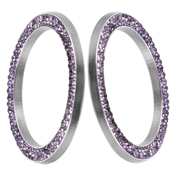 2 Pcs One-Click Start Decoration Cars Auto Bling Accessories Bling Car Accessories Bling Sticker for Car