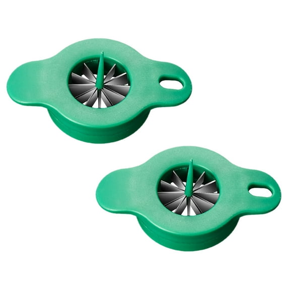 WRITWAA Kitchen Slicing Assistant Tool Green Scallion Cutter Home Users 2Pcs 3.15X1.77X0.59In