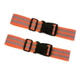thumbnail image 1 of 2 Pcs Orange Reflective Belts for Waist Cycling Riding Reflector Tape, 1 of 8