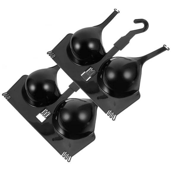 Hytrove Bra Mannequin Stand Plastic Hanging Bra Display Mannequin Clothes Shop 2Pcs 11.4X11X2.5In